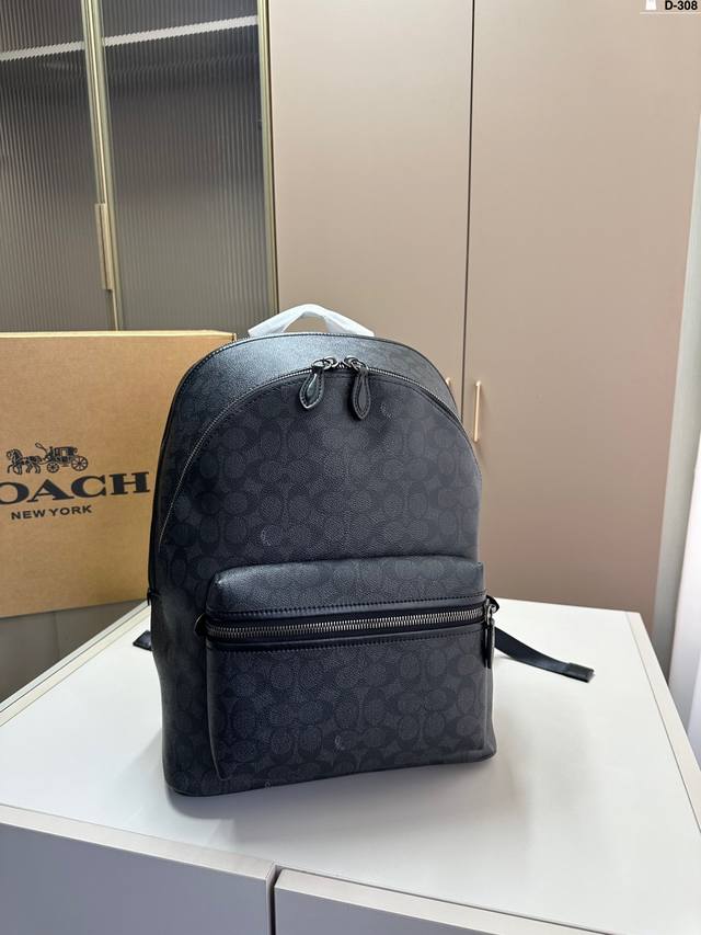 Coach蔻驰双肩包 最经典实用的一款男士双肩包强烈推荐 D-308尺寸30×38