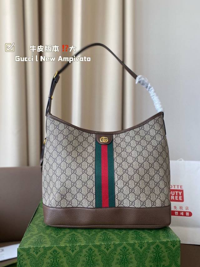 Gucci L New Ampivato新年新包 New Arpivate新年新包1写就一年美好 经典 Ophidia 系列又出新设计啦~ 开口式水桶包与肩背包