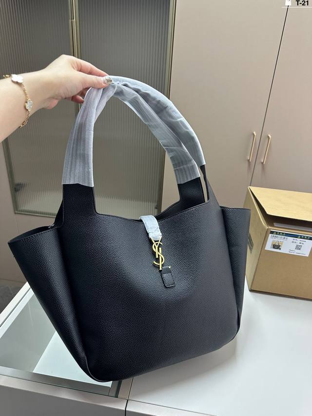 圣罗兰 YSL HOBO托特包 容量不容小觑 女人味满满 优雅与时尚并存 T-21尺寸31×30飞机盒