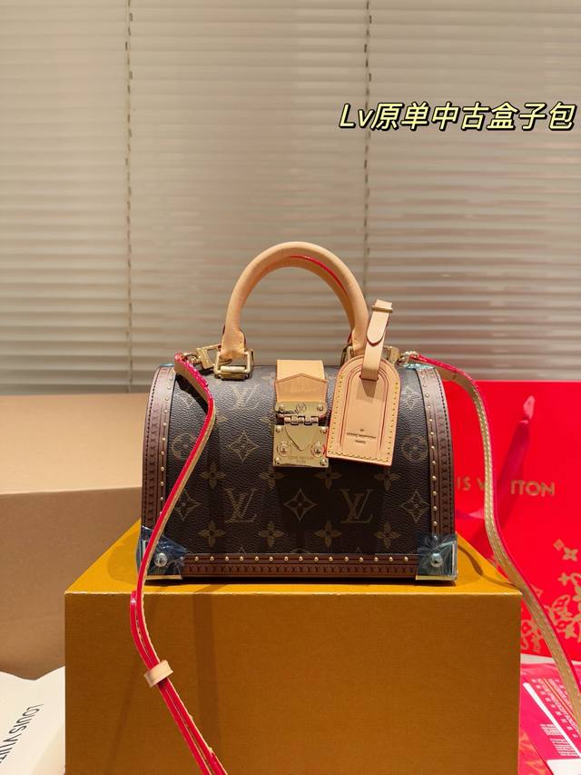 Lv2025新品SPeedy Trunk20手提盒子 高级感满满 原单工艺 原版皮哦 走秀款 配礼盒飞机盒 尺寸21.15