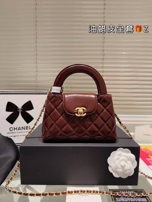 配盒羊皮size：20*12Cm小香家Chanel 香奈儿23K Kelly最美的23K，太好看了想要马上滴滴Sa的冲动毛呢新包真的超香哦！