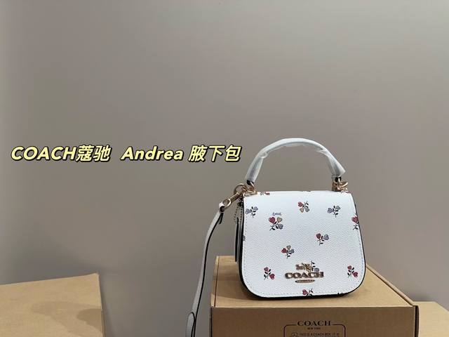 配盒尺寸17.13蔻驰 Andrea 腋下包 Coach时髦拿捏住啦不显老气好好搭啊而旦貌美气质加成好高的呀~爱死了这份从容优雅