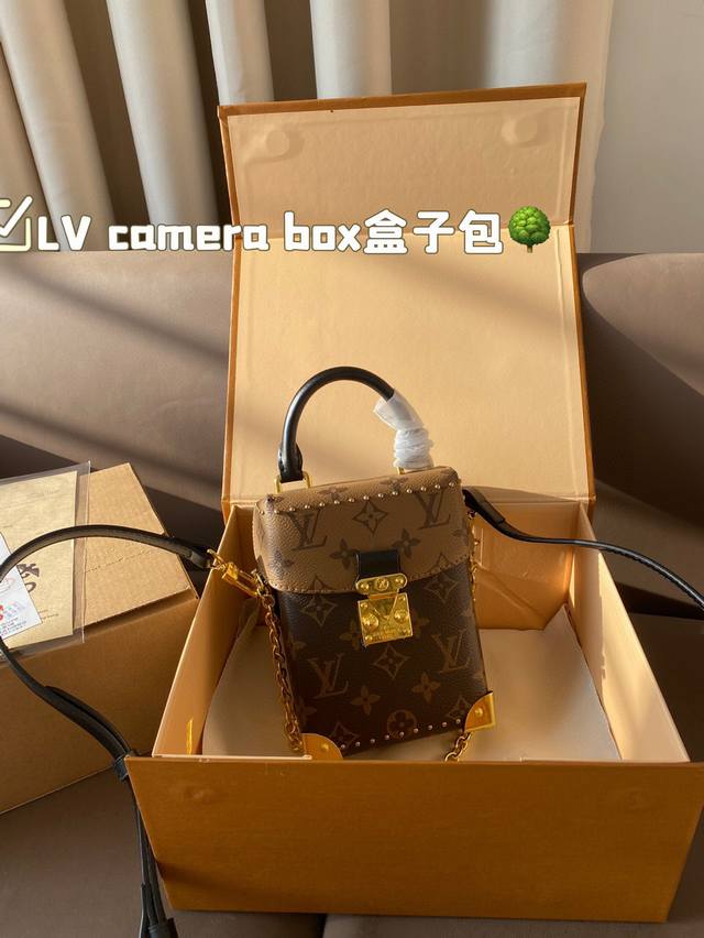 折叠礼盒包装lv Camera Box盒子包被它的颜值惊艳到啦简约大气 时髦感十足尺寸12.17